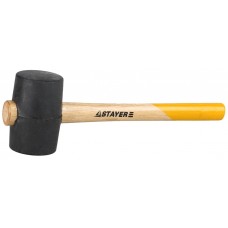 Киянка STAYER  20505-55 "STANDARD" резиновая, с деревянной рукояткой, 55мм, 0,34кг 